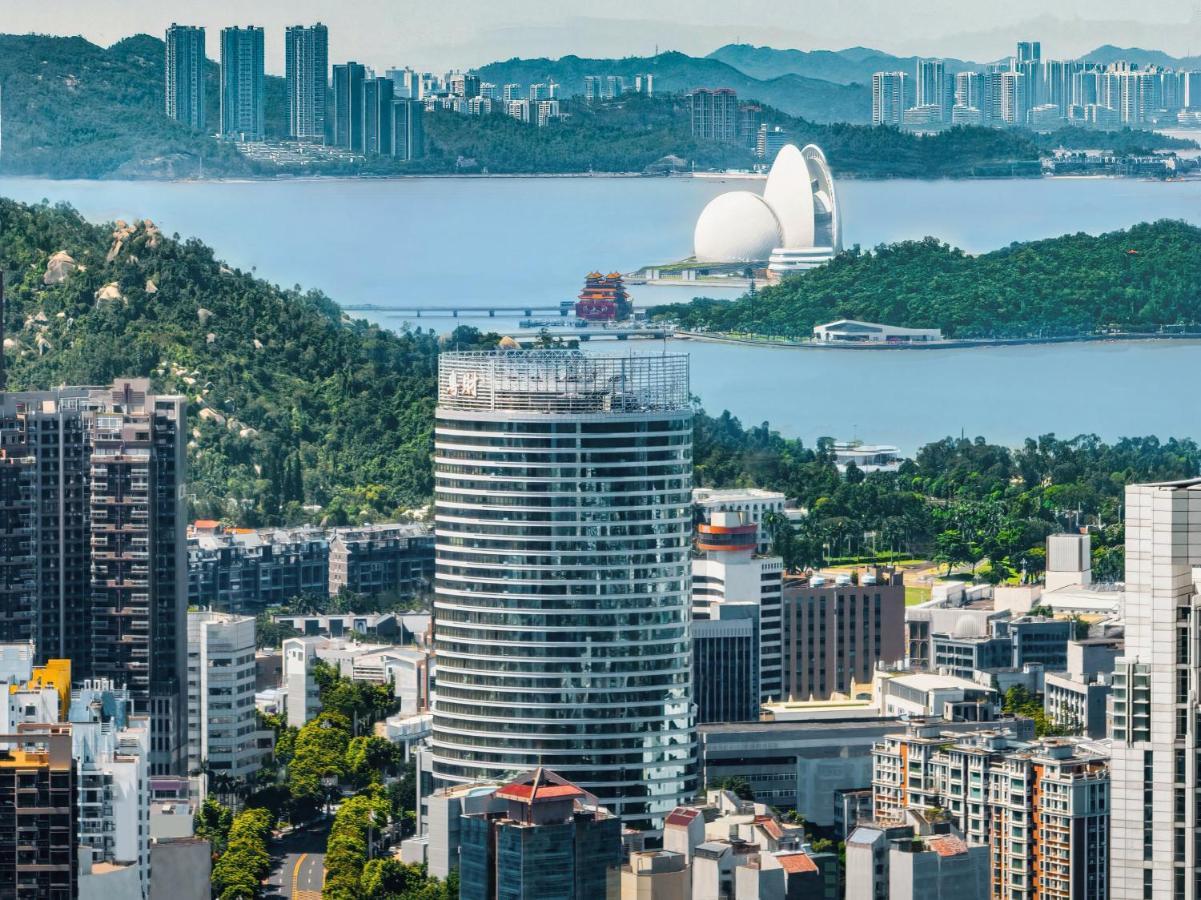 Crowne Plaza Zhuhai City Center By Ihg - Offers Free One-Way Shuttle To Chimelong Ocean Kingdom Exterior foto